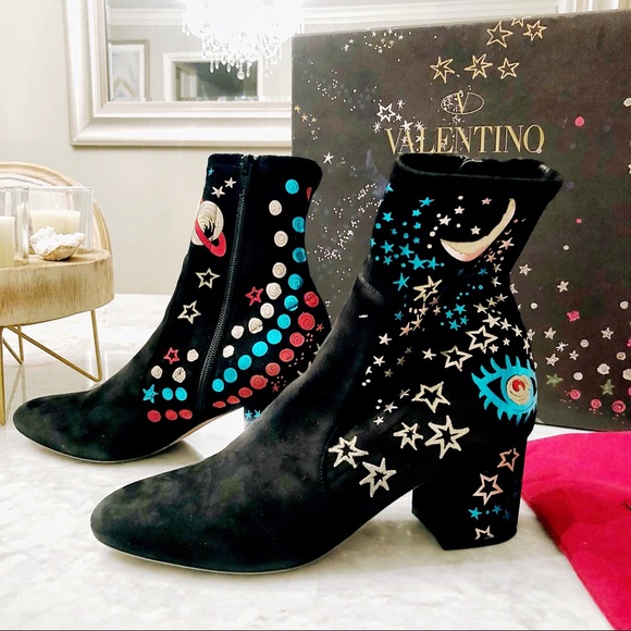 Valentino Astro star boots booties 38.5 - Picture 5 of 5